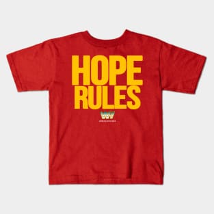 Hope Rules Yellow Kids T-Shirt